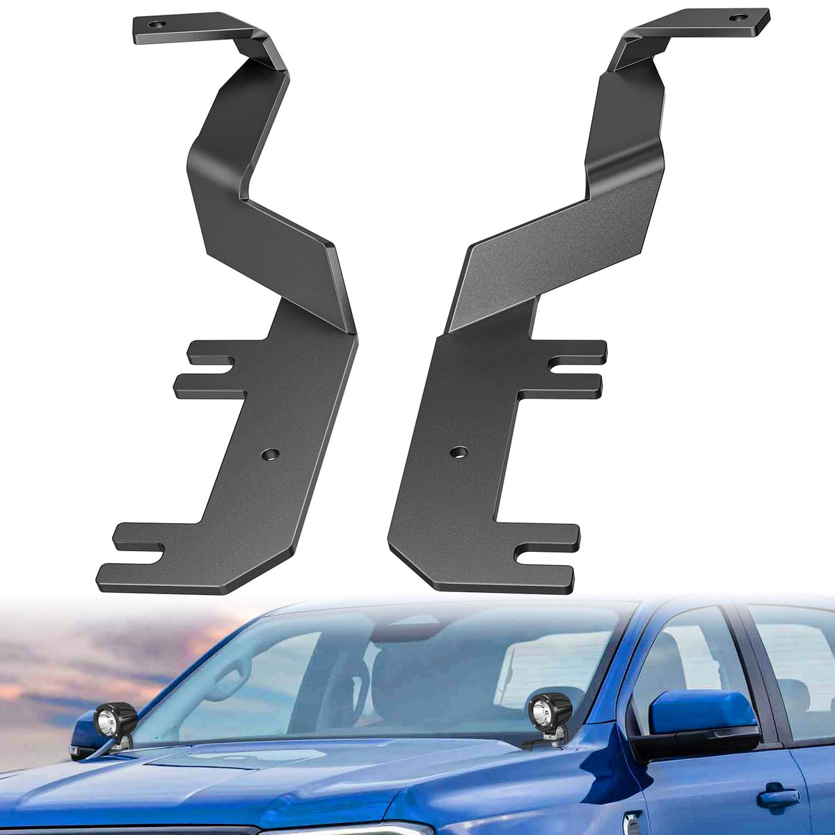 Nilight Soporte de Montaje para Luces LED Auxiliares, para Camionetas y SUV - For F250 - 350 - 450 - 550 2017-2022