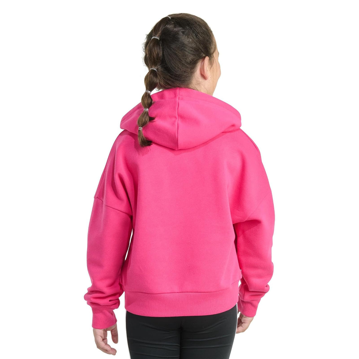 Adidas Fleece Colorblock Hooded Sweatshirt Sudadera con Capucha Niñas