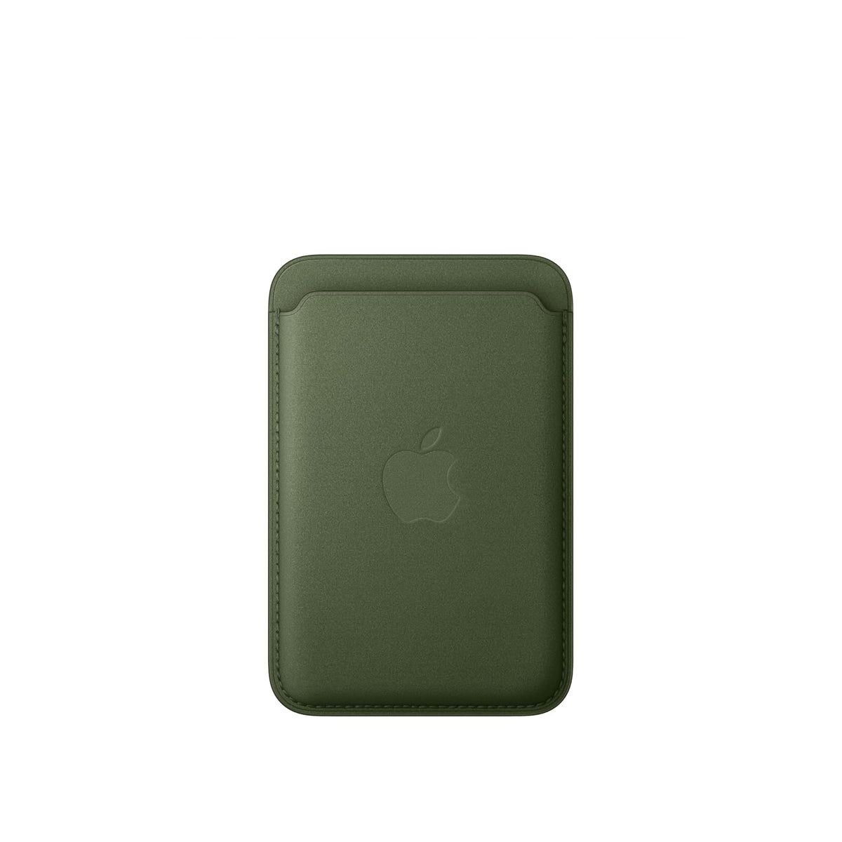 Apple Cartera FineWoven con MagSafe para iPhone, Naranja Zorro - Color musgo