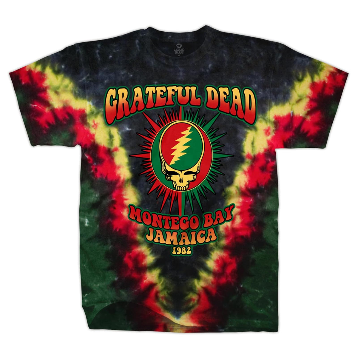 Liquid Blue Camiseta Grateful Dead-Montego Bay para Hombre