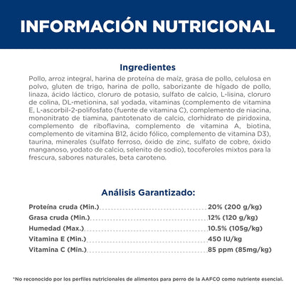 Hill's Science Diet Croquetas para Cuidado Oral Gato Adulto 1.5Kg | Croquetas Hill's para gato, pollo real, cuidado dental, control de sarro, frescura bucal, ingredientes de alta calidad