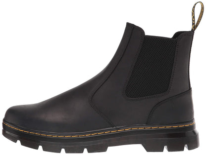 Dr. Martens 2976 Chelsea - Botas unisex, negro (Black Wyoming), 7 Women/6 Men