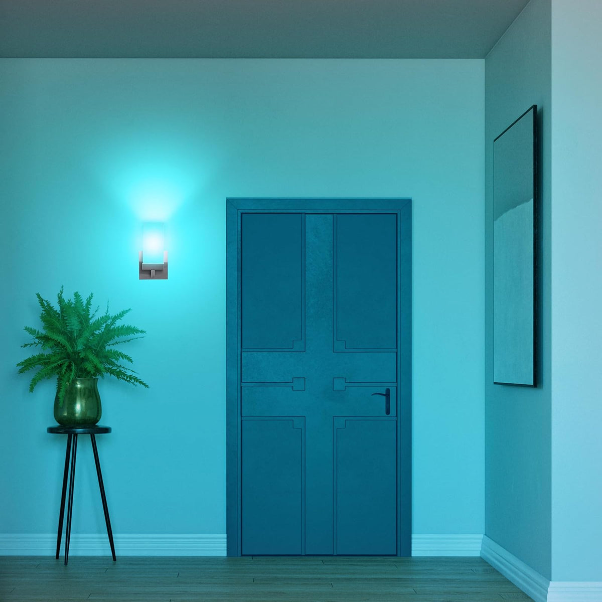 Feit Electric OM60/RGBW/CA/AG/3 60 W Equivalente a WiFi de color cambiante y ajustable, blanco, regulable, no requiere concentrador, Alexa o Google Assistant A19 LED Smart Light Bulb, paquete de 3