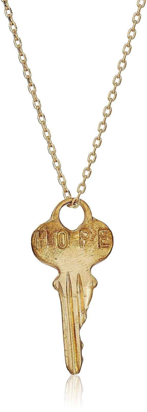 The Giving Keys Dainty Necklace Gold Hope
