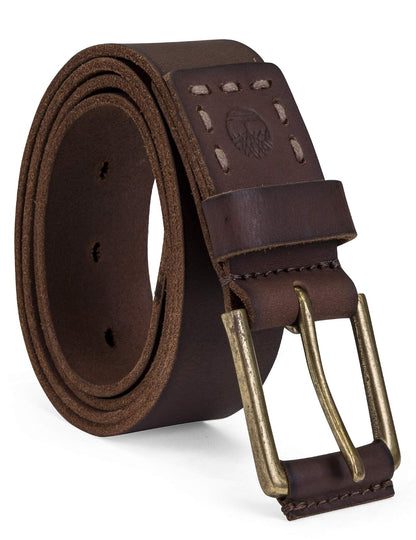 Timberland Cinturón de piel para hombre grande y alto de 40 mm