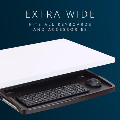 Kensington K60004US Cajón para Teclado cómodo para Debajo del computadora con Sistema SmartFit