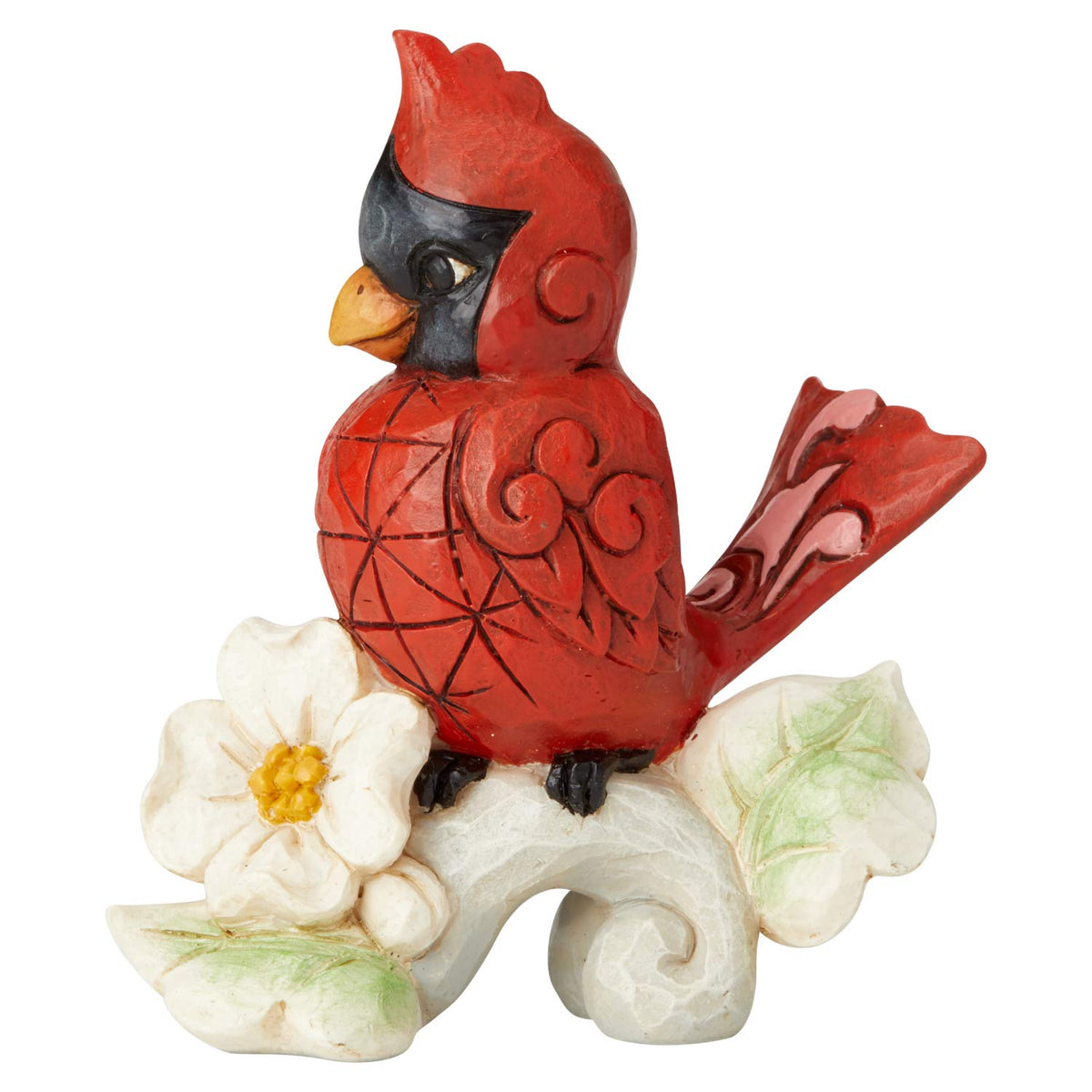 Enesco Jim Shore Heartwood Creek Cardinal Figura en Miniatura, 3.35 Pulgadas, Multicolor