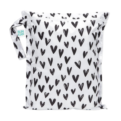 Bumkins - Bolsa húmeda impermeable para bebé, viajes, traje de natación, pañales de tela, piezas de bomba, piscina, playa, ropa de gimnasio, artículos de cambiador, gancho para carriola, guardería