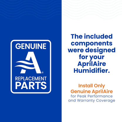 Aprilaire 5843 Kit de instalación de humidificador para humidificadores Aprilaire para todo el hogar con control manual, compatible con los modelos de humidificador Aprilaire: 400 m, 500 m, 600 m