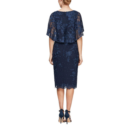 Alex Evenings Vestidos Cortos Bordados Vestido para Ocaciones Especiales para Mujer