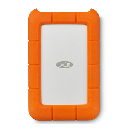 LaCie Rugged USB-C Disco Duro Externo, Resistente a Golpes y Lluvia - 2TB - USB-C