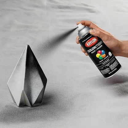 Krylon K05547007 COLORmaxx pintura en aerosol, Plano, Negro