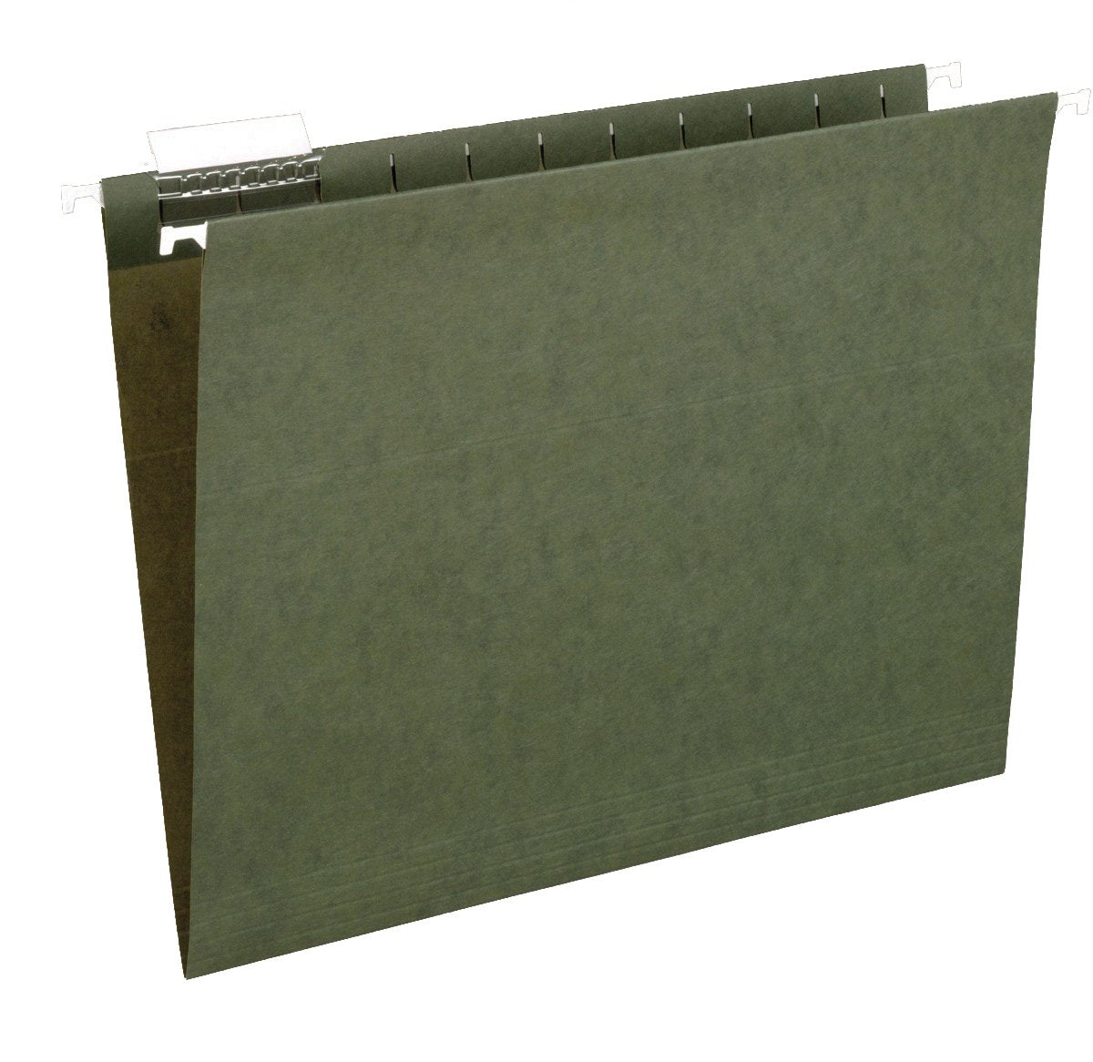Oxford 91525X Fólder Colgante Tamaño Carta Ceja 1/5 100% Reciclado, Caja de 25, Color Verde Tradicional