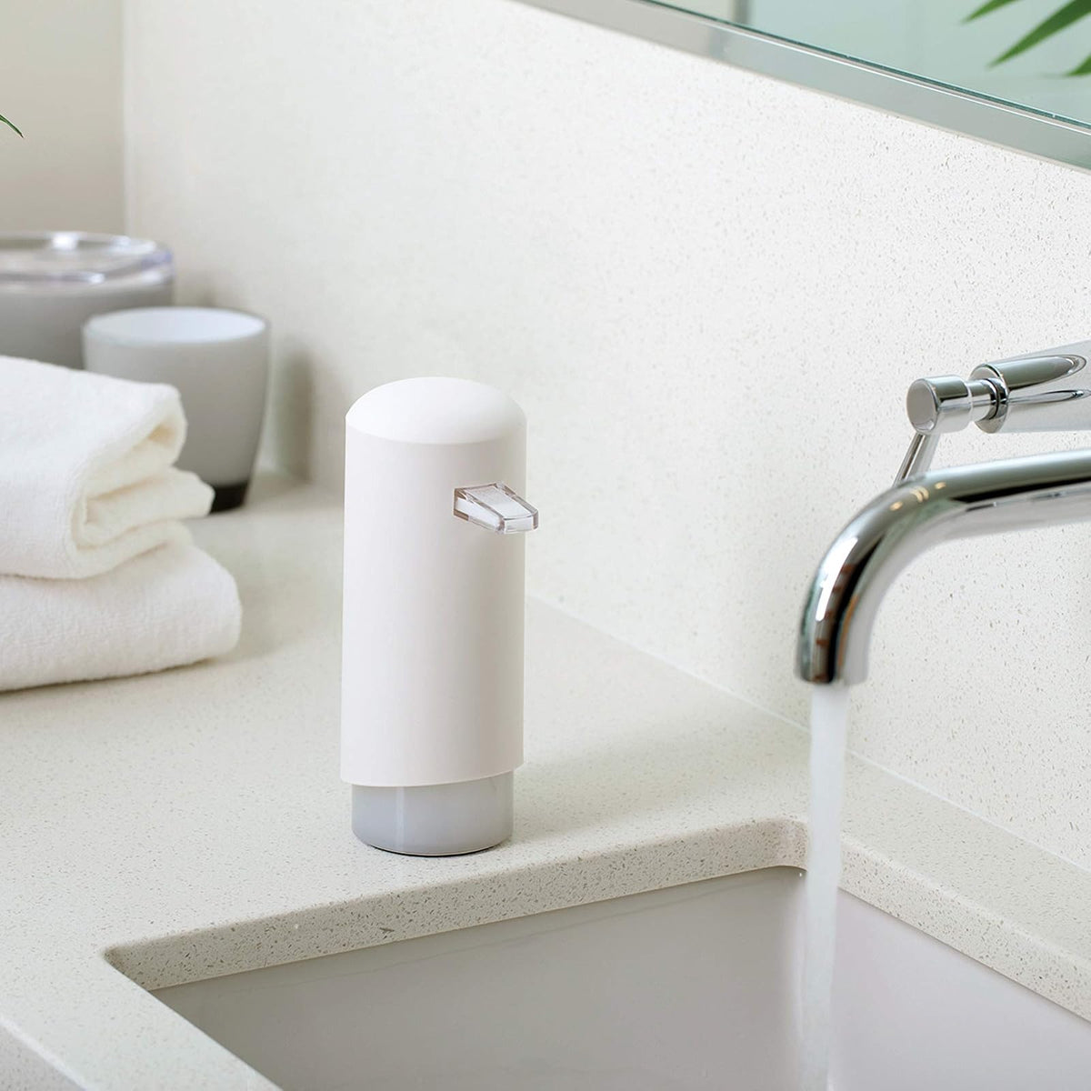 Better Living Products 70250, Matte White Dispensador de jabón de Espuma, sin tamaño