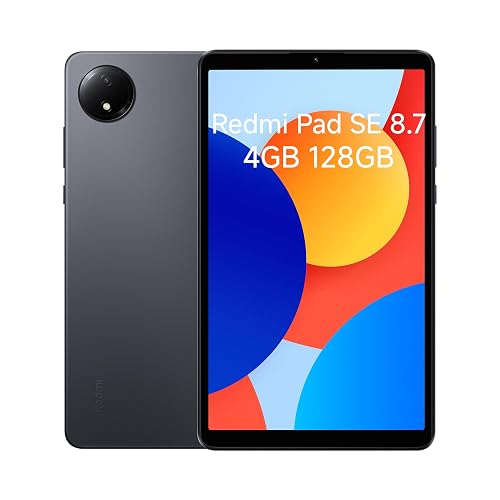 XIAOMI Tablet Redmi Pad SE 8.7 4GB RAM+128GB ROM Gris Batería 6650mAh | Pantalla LCD 90Hz | Procesador de Ocho núcleos