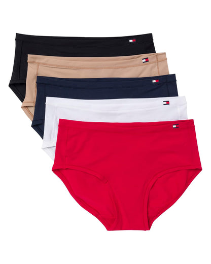 Tommy Hilfiger Perfect Fit Hipster Underwear 5-Pack Ropa Interior a la Cadera Mujer