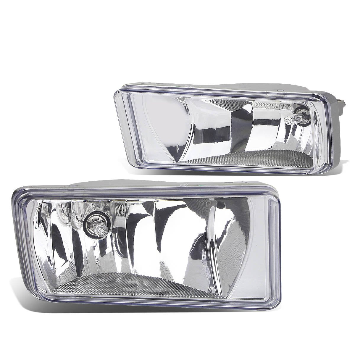DNA Motoring FL-ZTL-111-CH Luz Antiniebla para Parachoques Delantero para Escalade, Avalanche y Silverado 2007-2015, Cromado