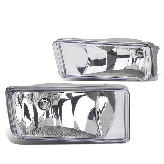 DNA Motoring FL-ZTL-111-CH Luz Antiniebla para Parachoques Delantero para Escalade, Avalanche y Silverado 2007-2015, Cromado