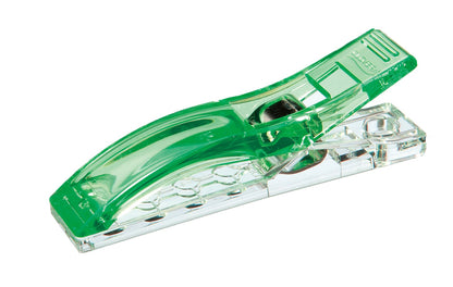 Clover 3157 24 Piezas Jumbo Wonder Clips con Marcas de asignación de Costura, 2-1/4 Pulgadas, Verde