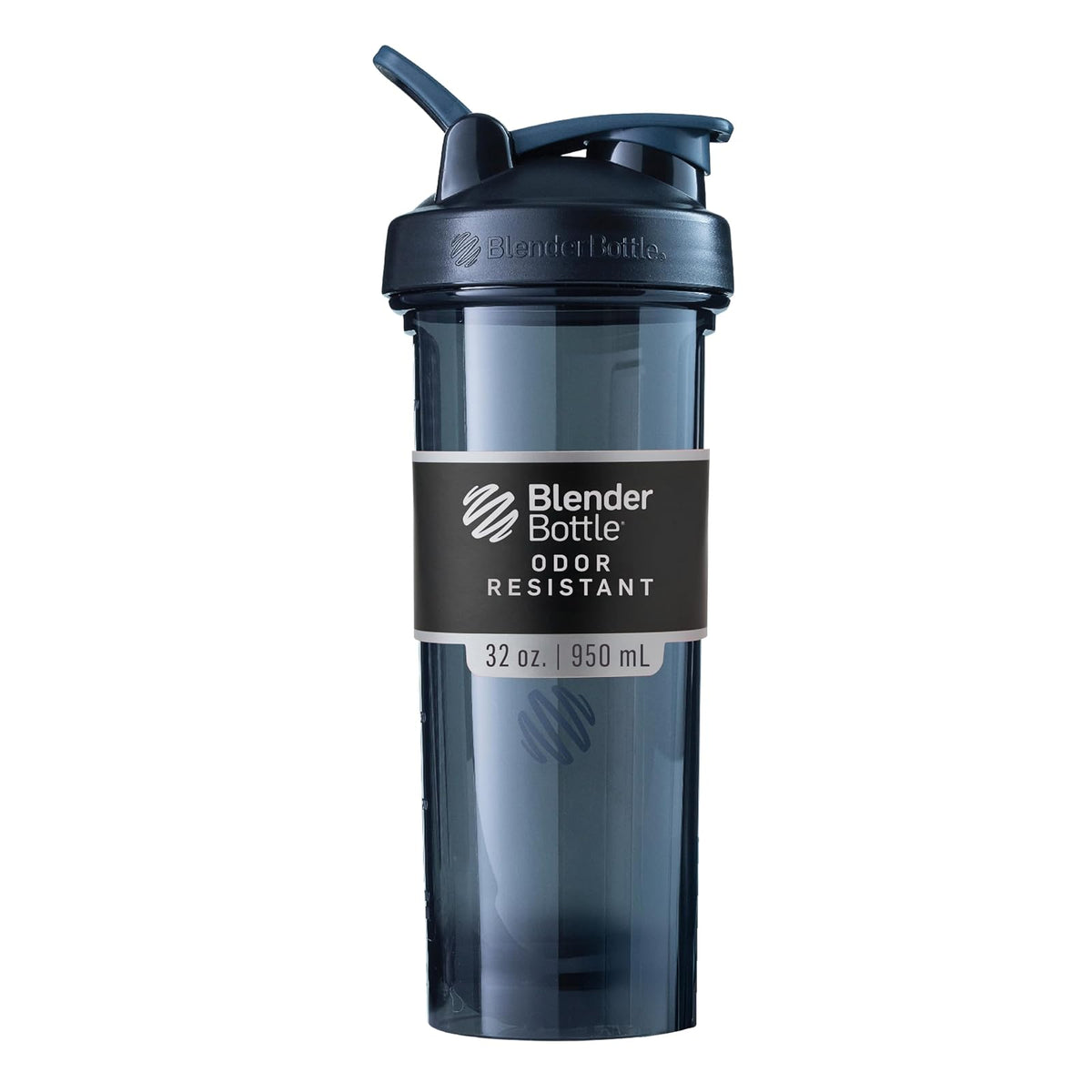 BlenderBottle Pro Series Shaker para Proteína - Negro - 32 fl oz - Botella coctelera