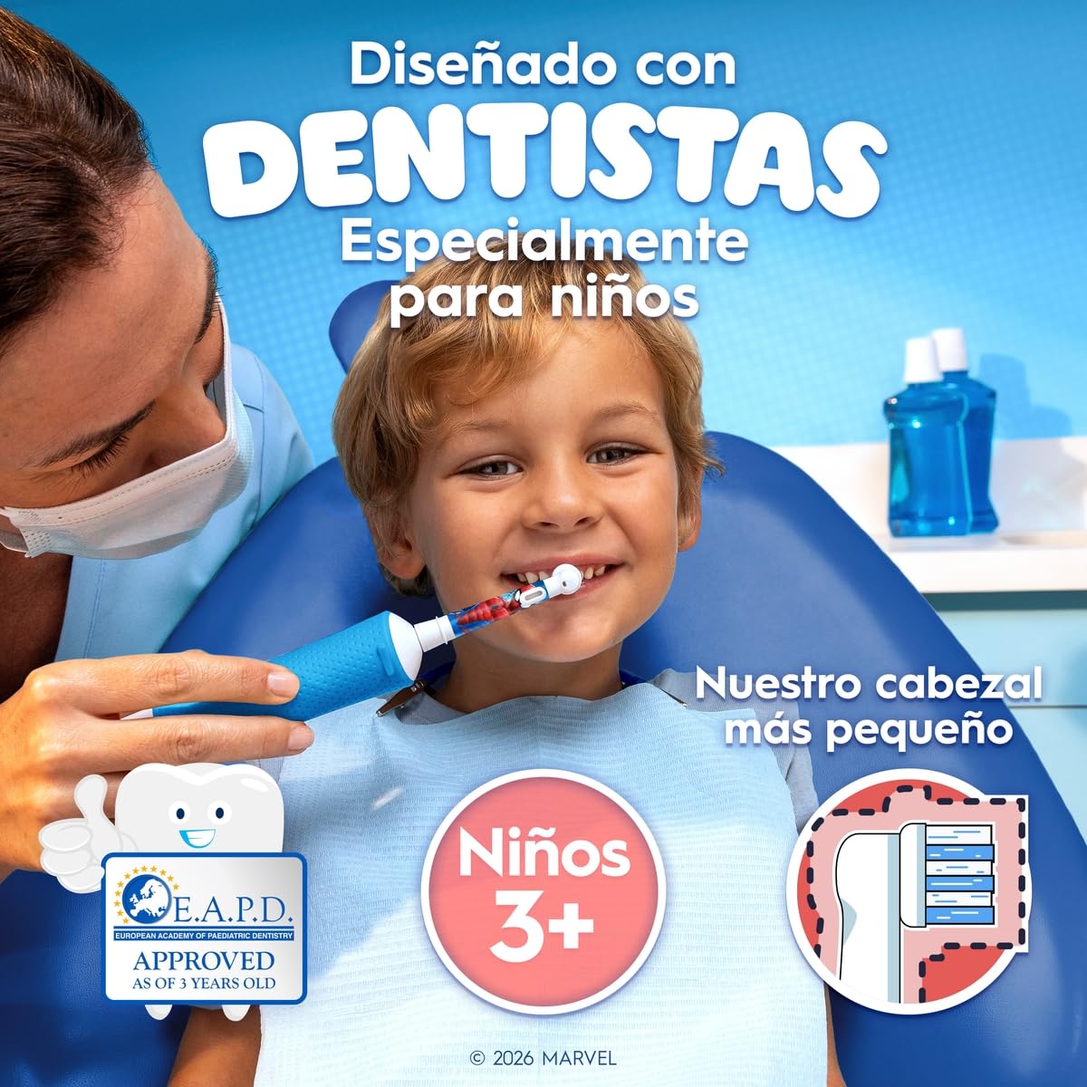 Oral-B Spiderman Cepillo de Dientes Eléctrico para Niños (+3)