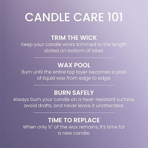 Yankee Candle - Vela perfumada de lavanda y roble, tarro grande de 22 onzas con hasta 150 horas de tiempo de combustión, regalo, cumpleaños