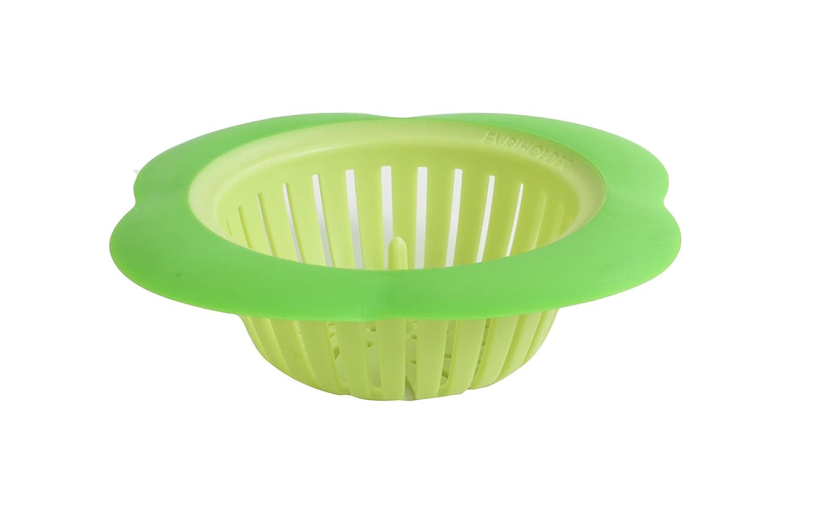 Evri-Fregadero colador con Gran Borde Ancho, Herramienta para fregaderos de Cocina, se Adapta a la mayoría de fregaderos de Cocina estándar, Ofrece un Juego de Dos, Colores Pueden Variar