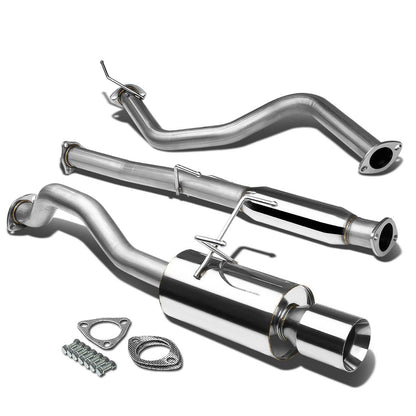 DNA Motoring CBE-HC922-NRT Sistema de Escape Trasero de Acero Inoxidable para Honda Civic 1992-2000