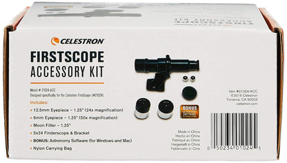 Celestron - Kit de accesorios FirstScope 21024-ACC (negro)