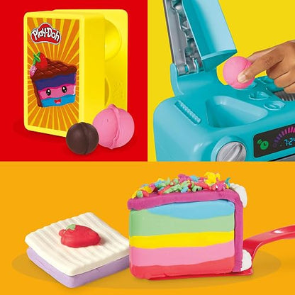 Play-Doh Hasbro Hornito de Pasteles - Kit de Manualidades Infantiles temática de pastelería con Horno de Juguete y 11 latas de Compuesto de Modelado para niños y niñas a Partir de 3 años