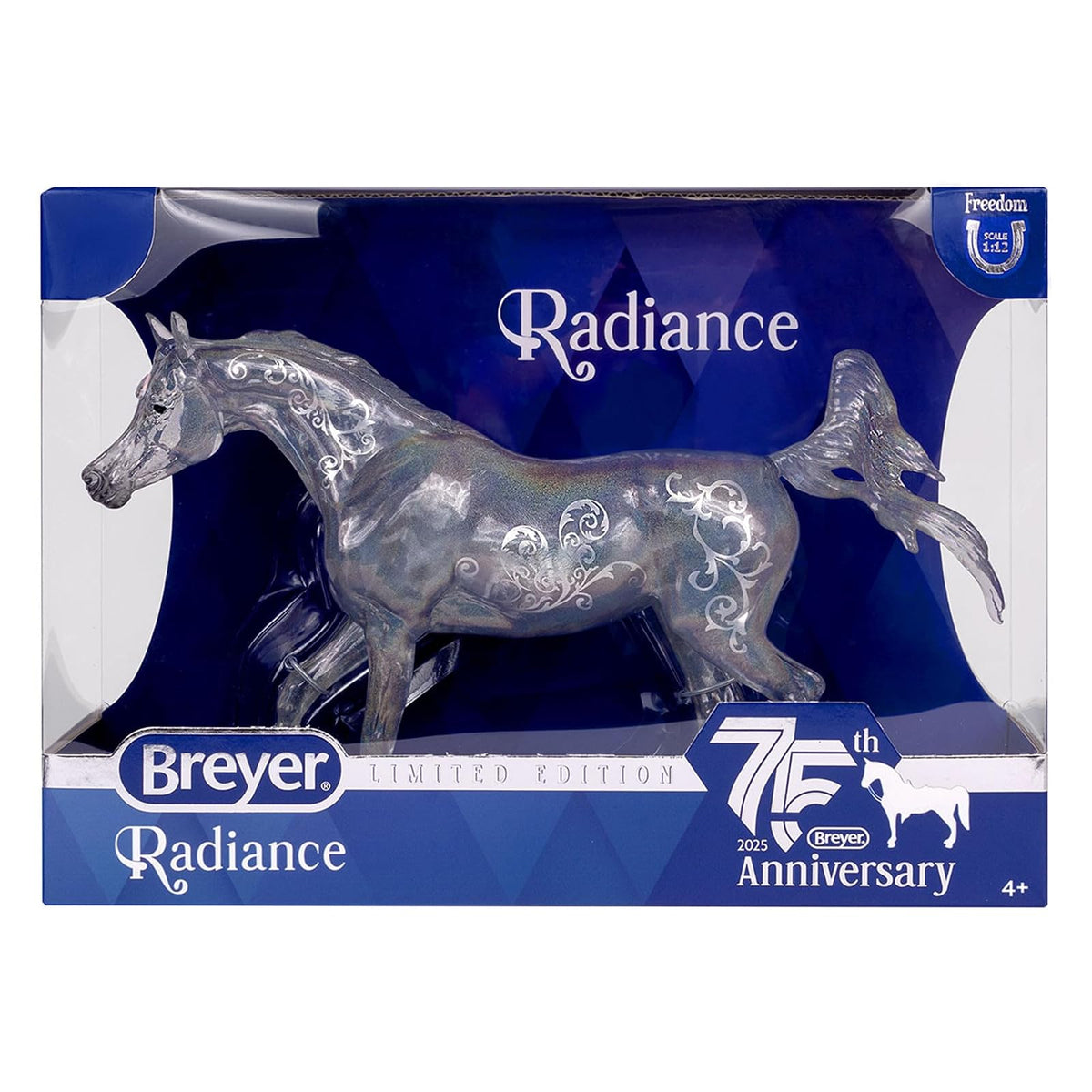 Breyer Horses Freedom Series | Radiance | Edición Limitada del 75 Aniversario | Figura de Caballo | 9 Pulgadas de Largo x 7 Pulgadas de Alto | Modelo #B-FS-10253