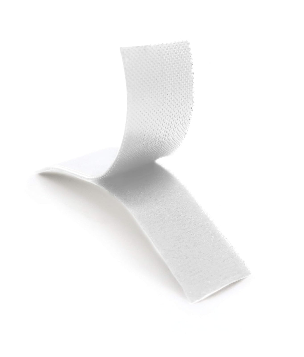 Cinta adhesiva elegante y delgada de la marca VELCRO para telas, 24 x 3/4 pulgadas, color blanco, suave en la piel, ultra ligera, parte trasera adhesiva, no necesita costura