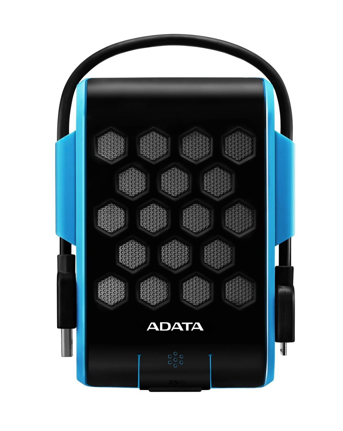 ADATA Disco Duro Externo HDD HD720, 2 TB, Resistente a golpes,agua y polvo, certificación grado militar, Color Azul