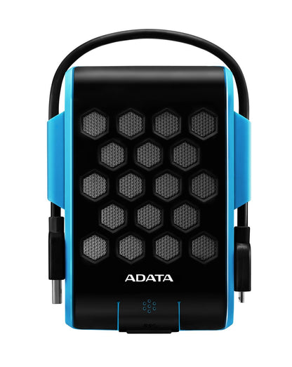 ADATA Disco Duro Externo HDD HD720, 2 TB, Resistente a golpes,agua y polvo, certificación grado militar, Color Azul