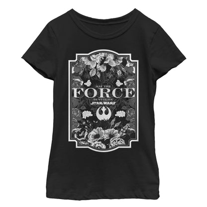 Star Wars Force Floral Camiseta Niñas