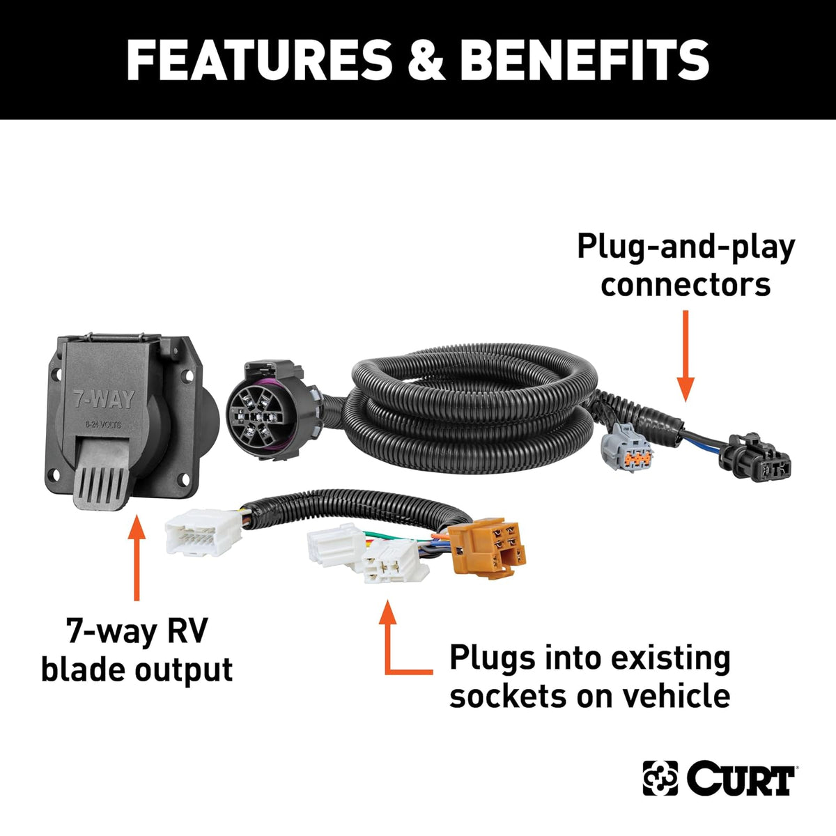 Curt 56226 - Conector de cableado Personalizado