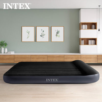 Intex 64145ED Dura Beam Standard - Cama Hinchable clásica con Bomba Interna, Doble