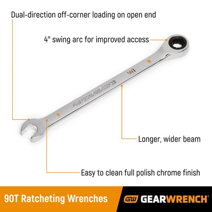 GEARWRENCH 86924-86924 - Arco oscilante de 4 grados de 12 puntos