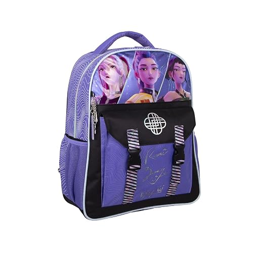Mochila Primaria Ruz, Las Guerreras K-pop | 4 Compartimentos y Cierres Reforzados