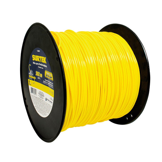 Surtek 130801 Nailon para desbrozadora en carrete, 2.4 mm x 262 m