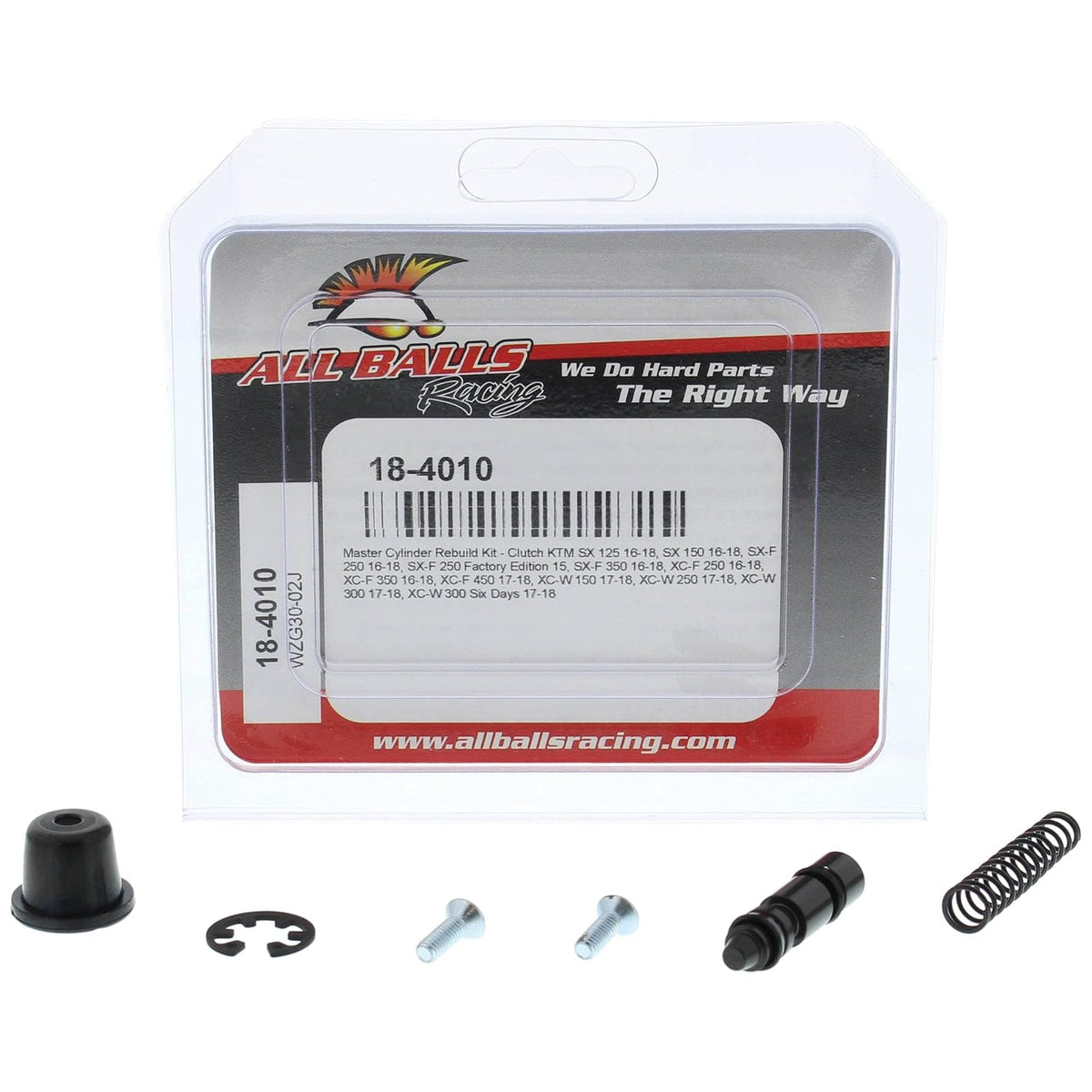 All Balls Racing 18-4010 Juego de cilindro maestro de embrague compatible con/reemplazo para KTM 125 SX 2016-2017, 150 SX 2016-2017, 150 XC-W 2017, 250 SX-F 2016-2017, 250 SX-F Factory Edition 250 15 | Repuesto OEM, compatible con SX-F 250, para vehículos
