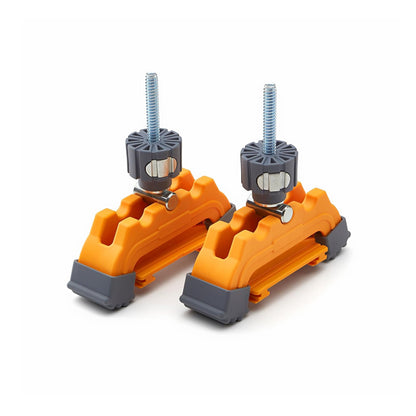 Bora 542011 Bora WTX Track Clamps Pair | Juego de 2 abrazaderas de guía para cortes angulares precisos para WTX y NGX, fijación rápida.