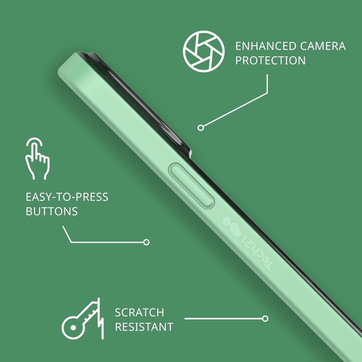 Tech21 iPhone 14 Pro MAX EVO Tinte Compatible con MagSafe® â€“ Funda de teléfono Tintada Que Absorbe los Golpes y Resistente a los arañazos con protección multicaída de 12 pies