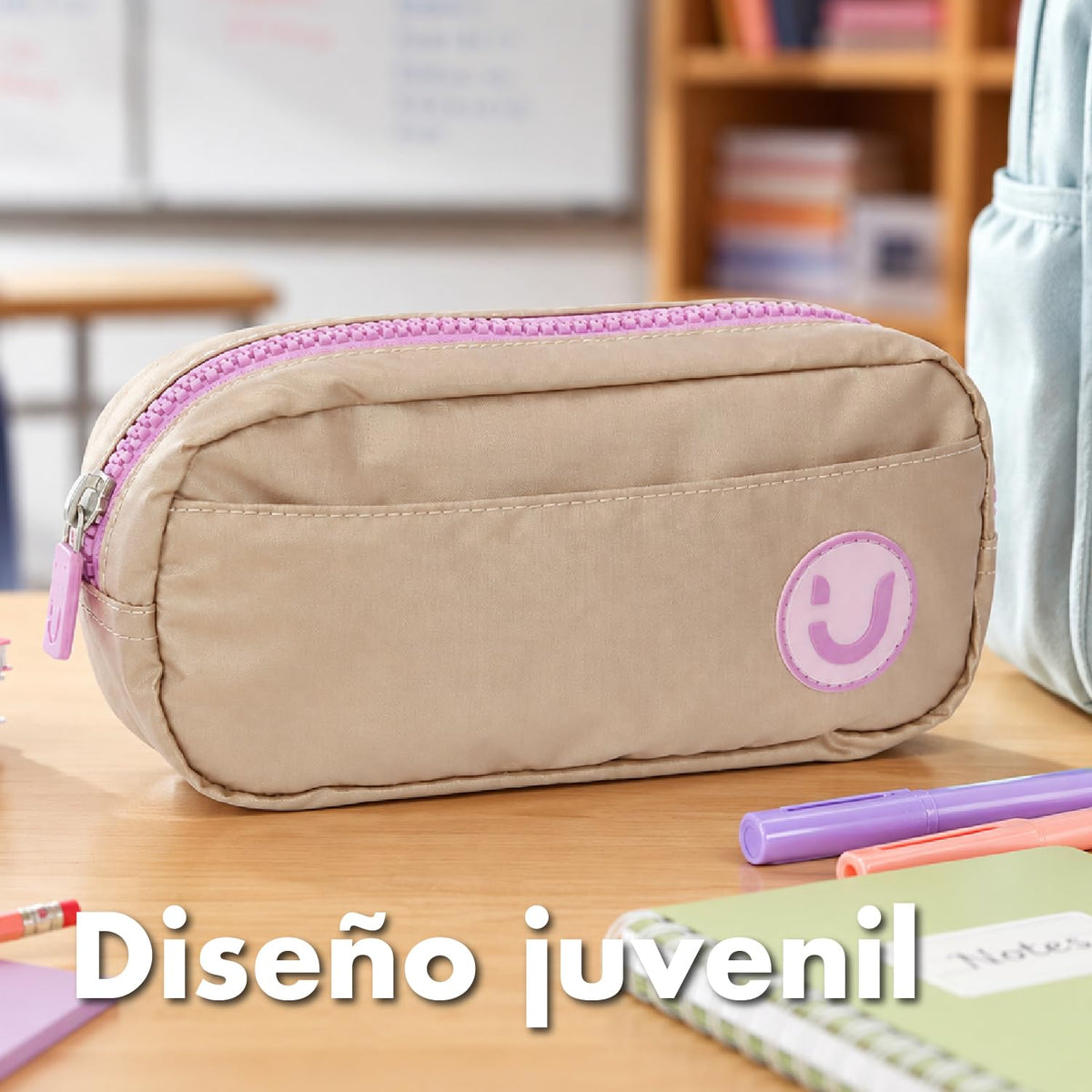 Ruz-Lapicera Escolar Suave Doble Juvenil Femenino Ruz Truzt