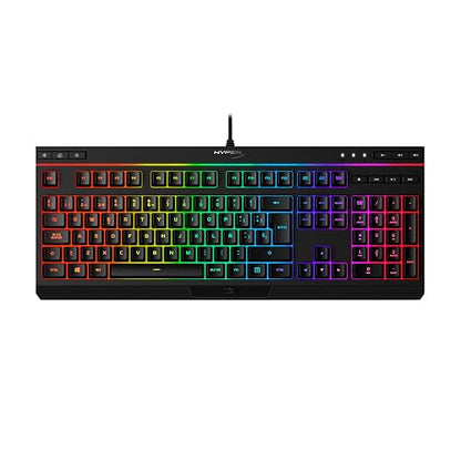 HyperX Alloy Core RGB – Teclado gamer español de membrana – Teclas silenciosas y rápidas con iluminación dinámica RGB, Resistente a derrames, Compatible con Windows 10/8.1/8/7 – Teclas Español Latam