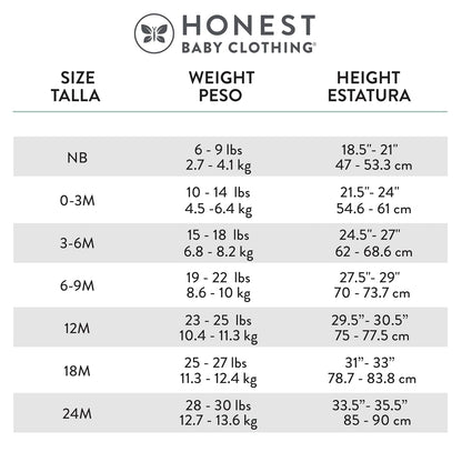 HonestBaby - Pantalones Deportivos honestos, 100% algodón orgánico para bebés y niños, niñas, Unisex