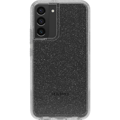 OtterBox - Funda para Galaxy S22+ Symmetry Series – Stardust (Glitter/Clear), Ultra Elegante, Compatible con Carga inalámbrica, Bordes elevados Que protegen la cámara y la visualización
