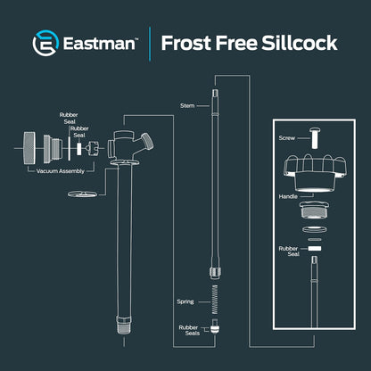 Eastman 80226 alféizar de gallo no Frost con interruptor de vacío