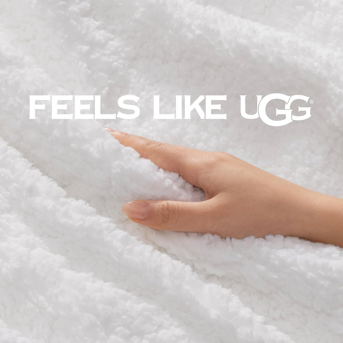 UGG Ariana - Manta de Forro Polar para Cama Individual/Individual XL, mullida, Reversible, Suave, acogedora, de Felpa Grande, cálida y de Gran tamaño, Lavable a máquina, decoración de recámara o Cama