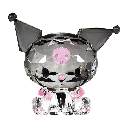 Enesco FACETS Sanrio Kuromi Figura en Miniatura sentada, 1.8 Pulgadas, Multicolor